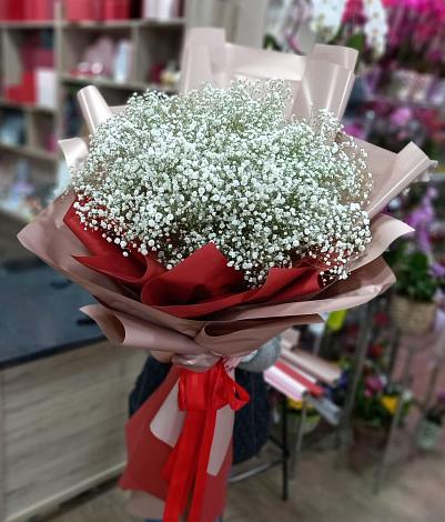 Букет цветов из: Гипсофила в Кольчугино