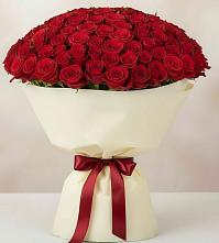Букет 101 Красная роза Милано в Кольчугино
