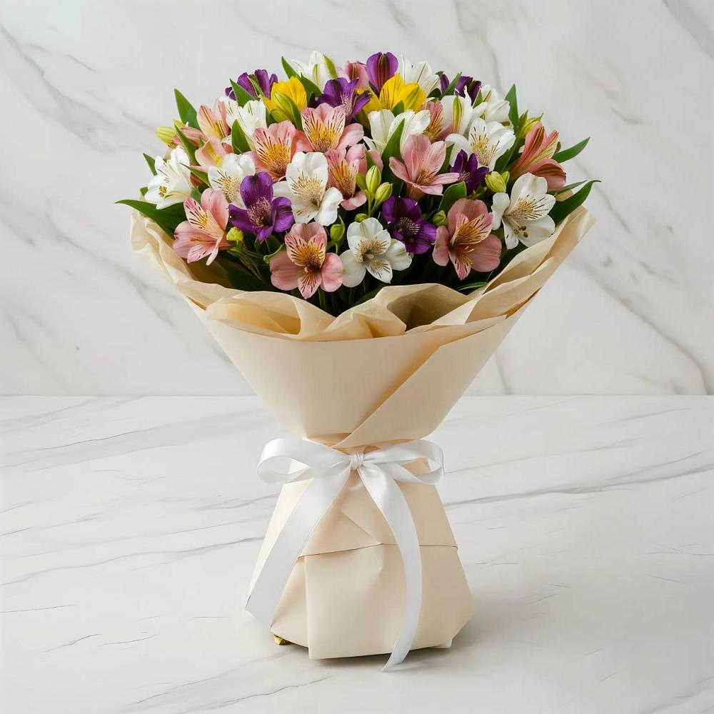 Букет цветов из: Альстромерии в Кольчугино