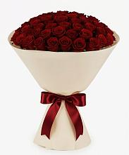 Букет 101 Бордовая роза Блэк Бакарра в Кольчугино