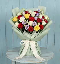 Букет цветов из:  Розы #REPLACE_PRED# Кольчугино