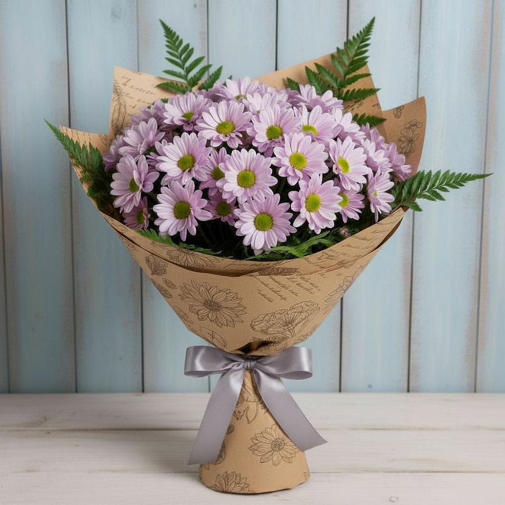 Букет цветов из: Хризантемы в Кольчугино