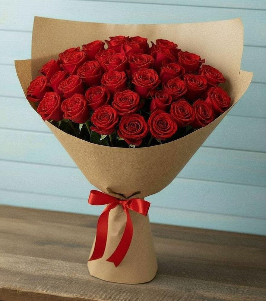 Букет Красные розы Милано в Кольчугино