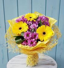 Букет цветов из:  Хризантемы и Герберы в Кольчугино