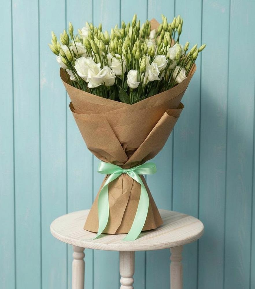 Букет цветов из: Лизиантусы в Кольчугино