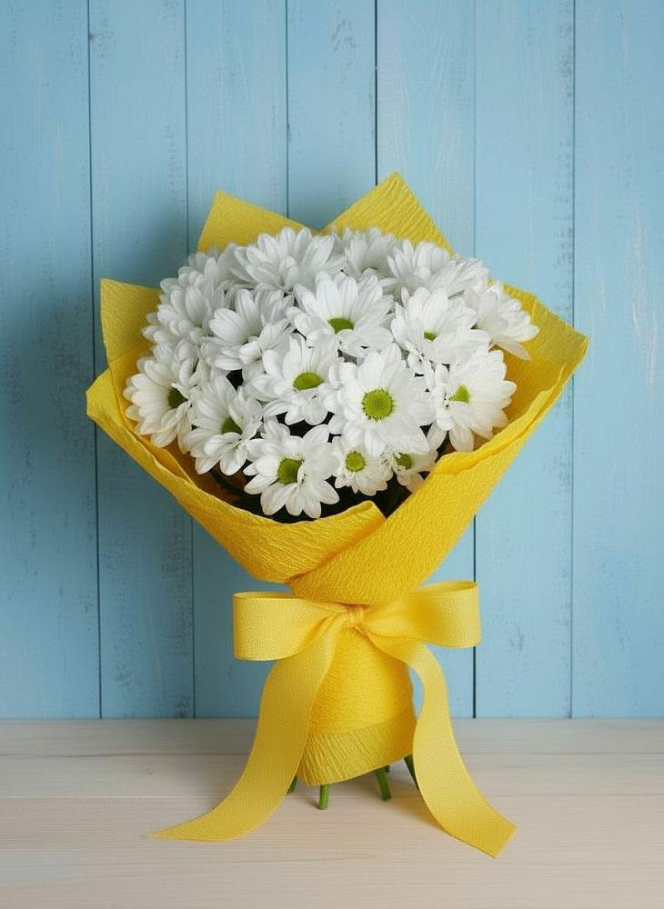 Букет цветов из: Хризантемы в Кольчугино