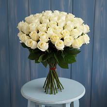 Букет 51 Белая роза Эдлесс Лав #REPLACE_PRED# Кольчугино