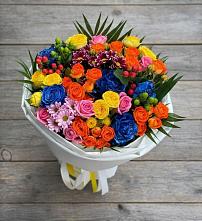 Букет цветов из:  Розы и Хризантемы в Кольчугино