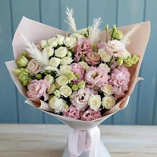 Букет цветов из:  Альстромерии и Розы #REPLACE_PRED# Кольчугино